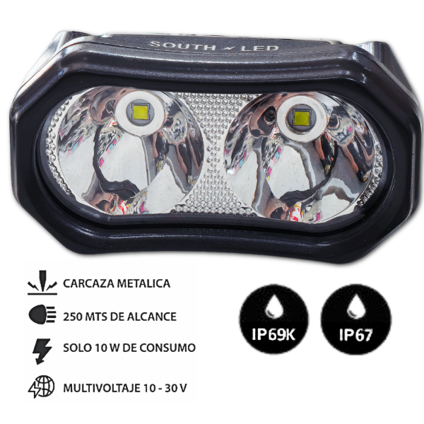 Producto - PAR DE FAROS SL-OVAL CHIP OSRAM PREMIUM - 1