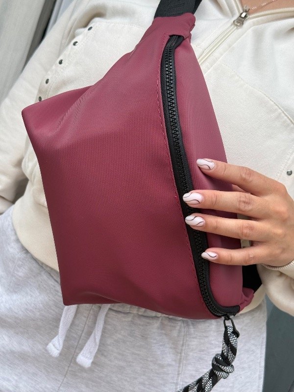 Producto - Riñonera Jackie Bordo de tela