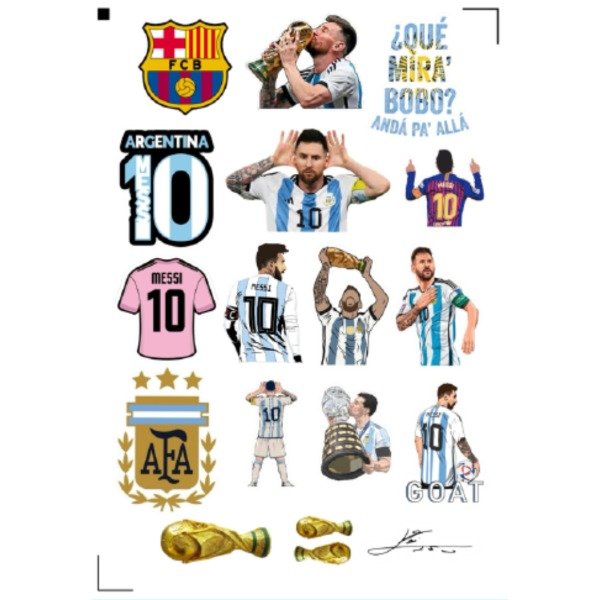 Producto - Stickers Messi