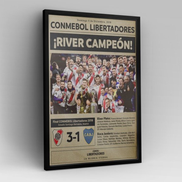 Producto - Cuadro River Plate Campeón Libertadores 2018 #3