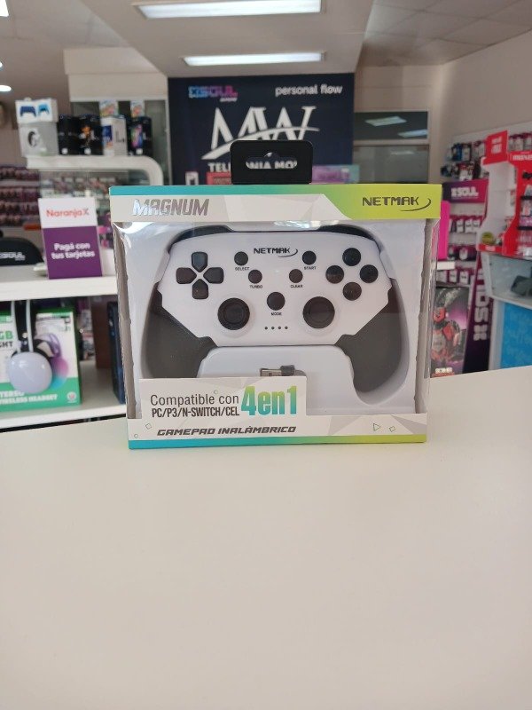 Producto - Gamepad Pc/Ps3/Android Inalambrico 2.4G Wireless Netmak NM-MAGNUM