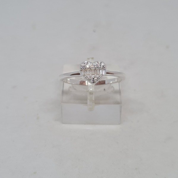 Producto - Anillo corazón con cristales