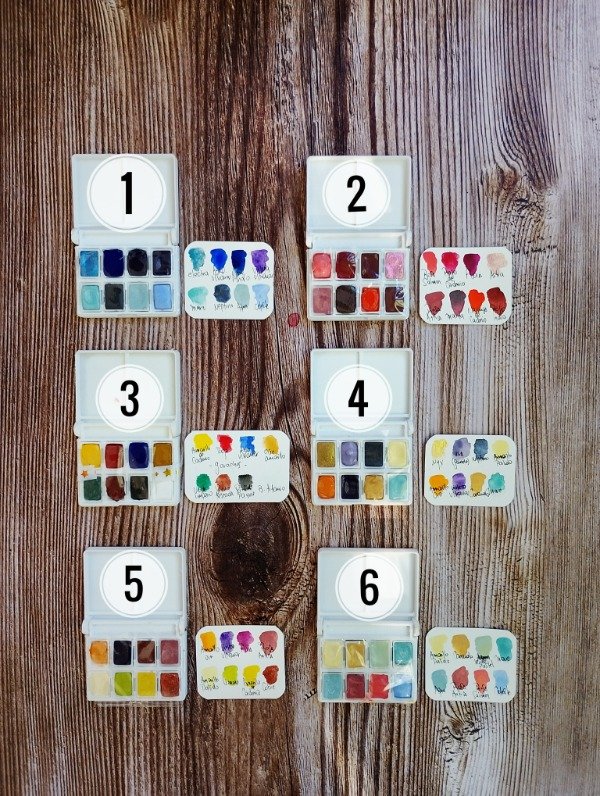 Producto - Mini Paletitas 8 colores PRE ARMADO
