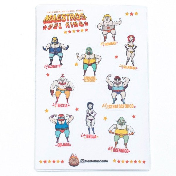 Producto - Stickers Maestros del Ring