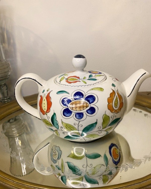 Producto - Tetera Hartford Pintada A Mano OUTLET
