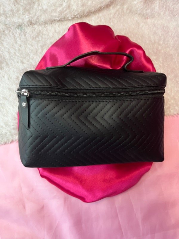 Producto - Neceser Bolsito cuerina-Mely Negro