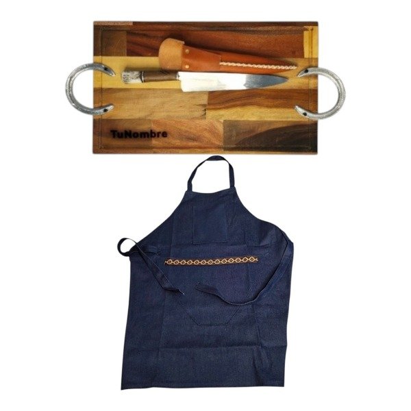 Producto - Kit Asado Premium Con Grabado Laser