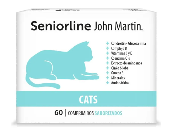 Producto - Seniorline Gatos 60 comp