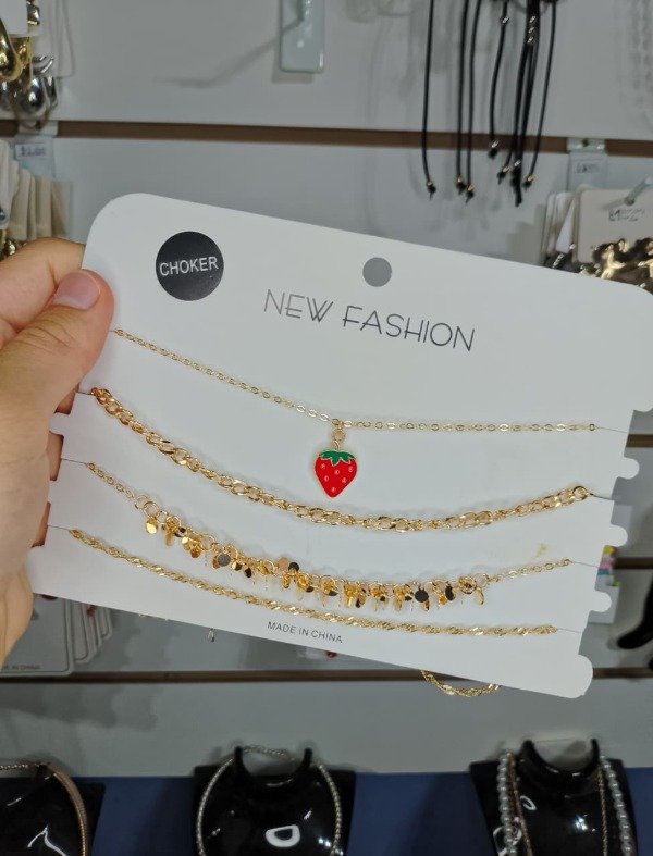 Producto - Set x4 CHOKER