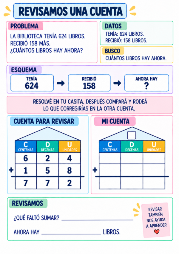 Producto - Problemas con Casitas: Sumas y Restas de 3 Cifras, Familias del 500 al 900 - 16