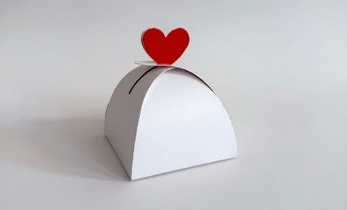 Producto - Mini cofre cierre corazón 8x8x6