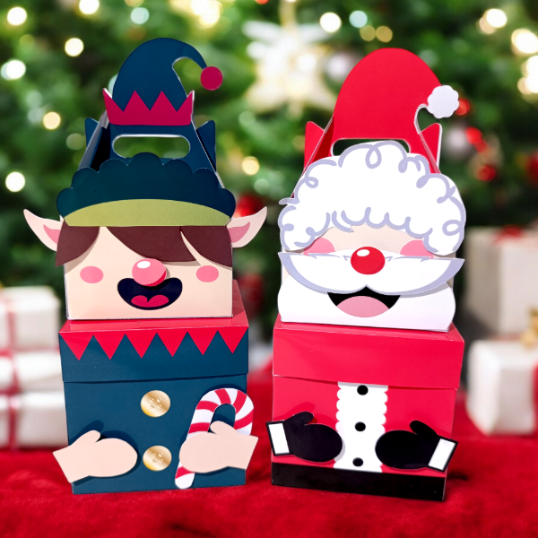 Producto - Cajas + cartas papa noel