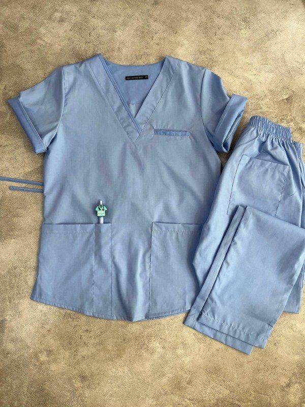 Producto - INDIGO ARCIEL (Celeste detalle Celeste oscuro)