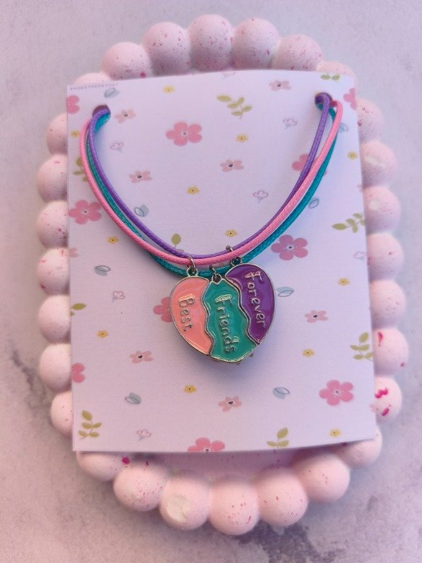 Producto - Collares Iman x3 BFF cordón - 0
