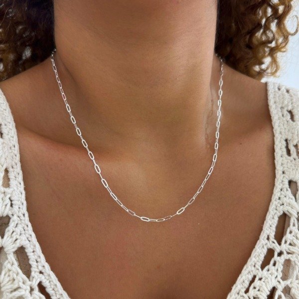 Producto - CADENA FORCET BLANCA 0.6MMx50CM