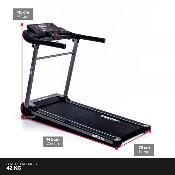Producto - Cinta Motorizada RANDERS ARG-465-X Hasta 120 kg - 3