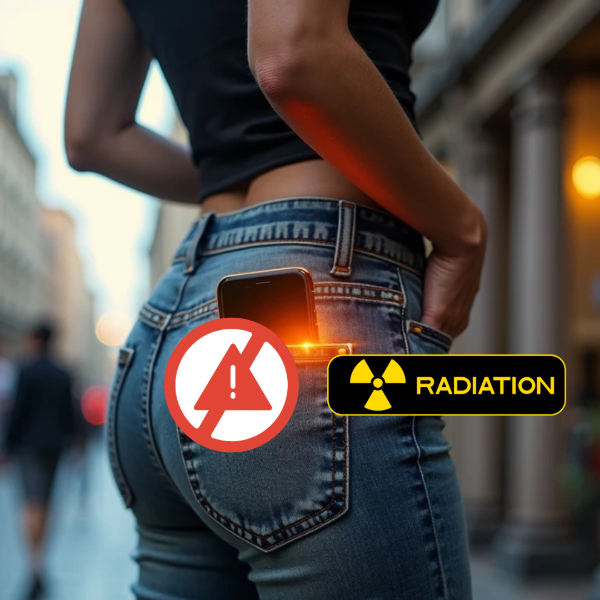 Producto - Funda de Protección contra Radiación para Celulares 4G/5G pura tela faraday