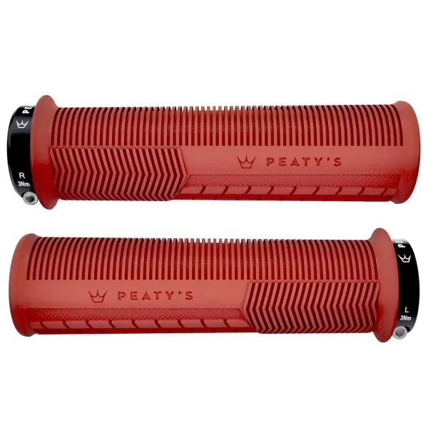 Producto - Puños Manoplas Bici Mtb Peatys Monarch Grip Mushroom Thin Rojo