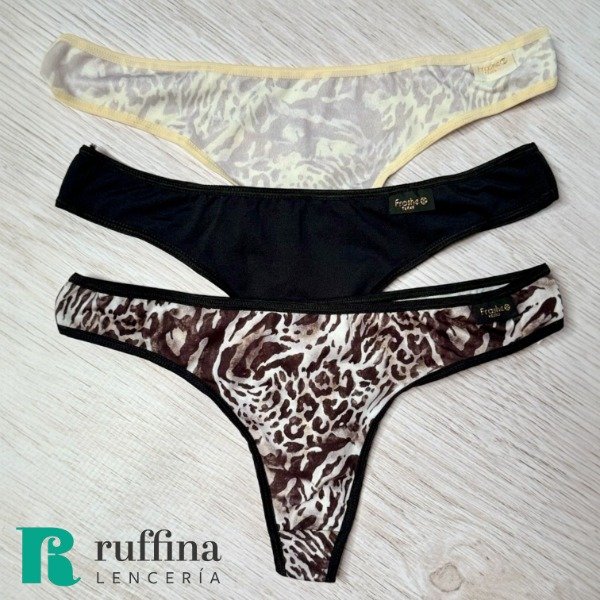 Producto - Pack x3 colaless de microfibra FRASHE- Art. 630