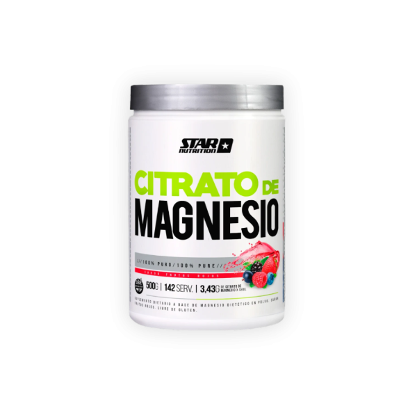 Producto - COTRATO DE MAGNESIO FRUTOSROJOS X500G - STAR NUTRITION