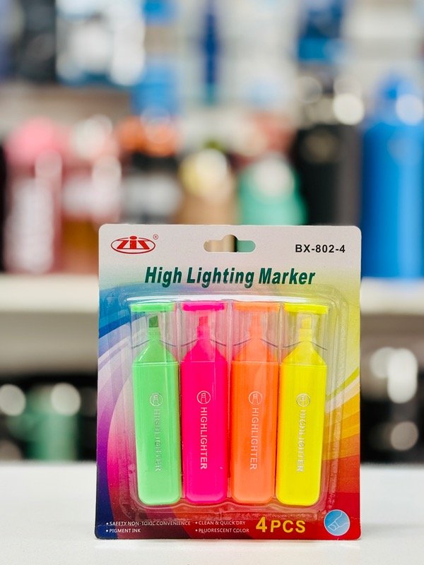 Producto - RESALTADORES FLUO ZIZ X4 PCS