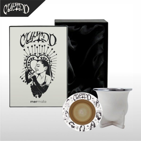 Producto - BOX MATE CON BOMBILLA Y CAJA DE PRESENTACIÓN PERSONALIZADA EXCLUSIVO CUPIDO - 1