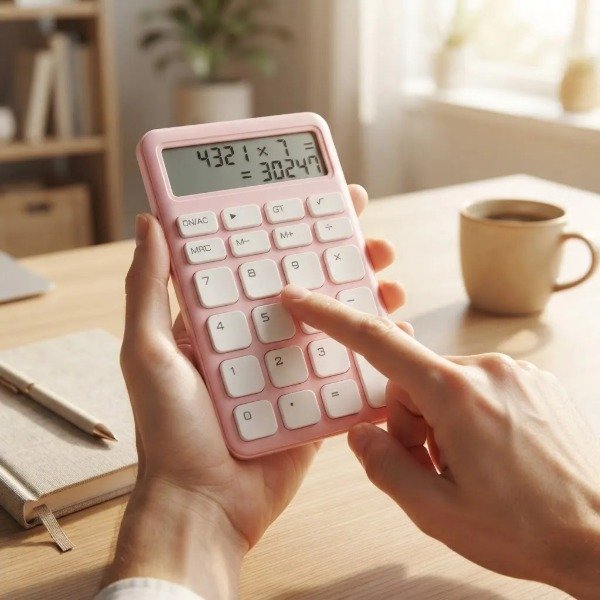 Producto - Calculadora Digital Colores Pastel KARUIDA KK 803 ROSA - 3