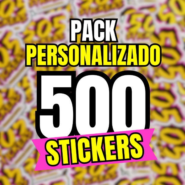 Producto - Pack 500 stickers personalizados mayorista