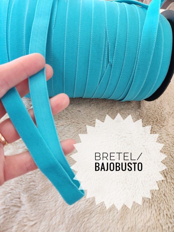 Producto - Bretel 13 mm turquesa/verde agua