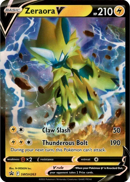 Producto - Zeraora V - SWSH263 - Sword and Shield Promo
