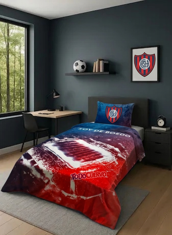 Producto - FRAZADA MÁGICA FLUORESCENTE SAN LORENZO 1 1/2