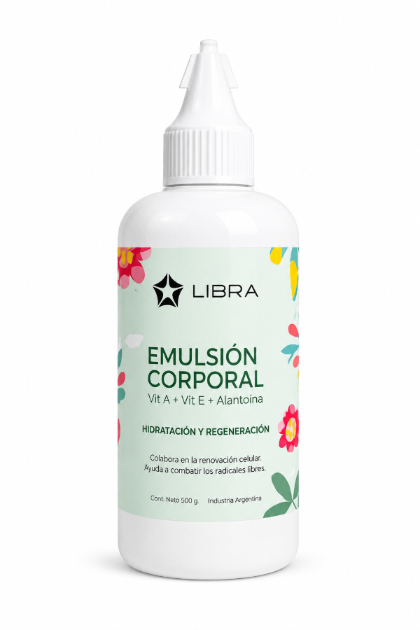 Producto - emulsion corporal hidratacion y regeneracion 500 ml-LIBRA