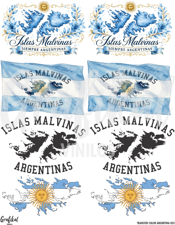 Producto - Transfer Color Argentina 035