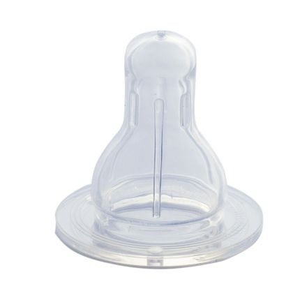 Producto - 4042 TETINA P/MAMADERA SILICONA  - FLUJO LENTO -  EN BLISTER
