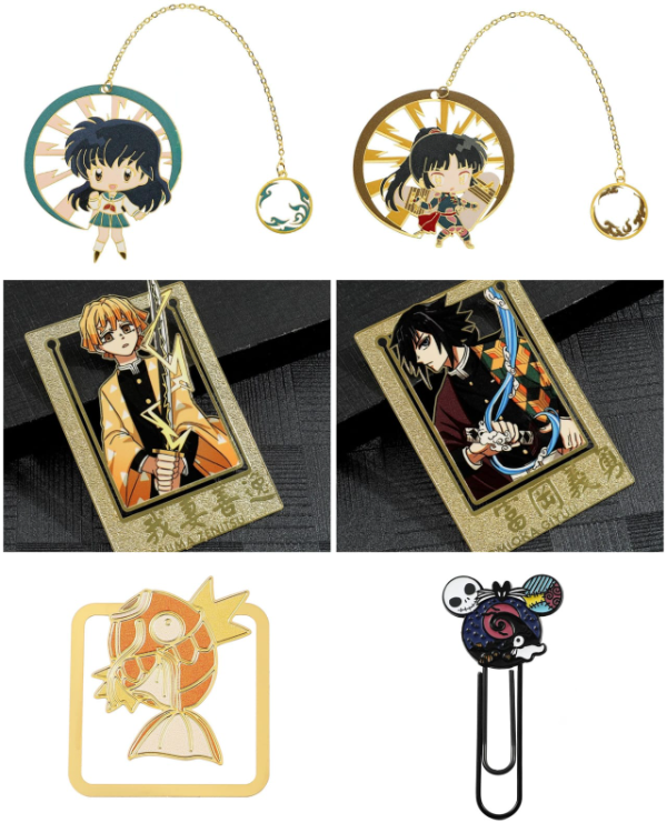 Producto - Marca paginas Demon Slayer, Inuyasha, Jack y Pokemon (Ingrese para elegir)