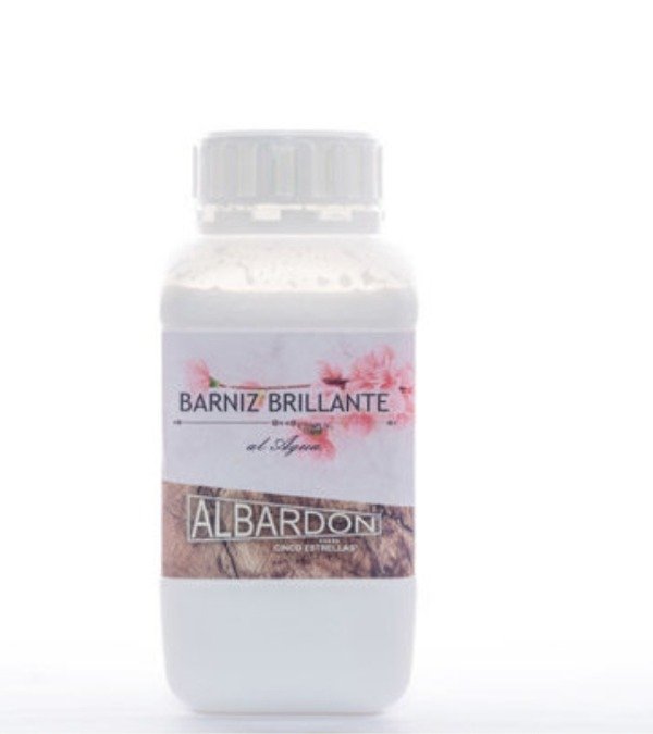 Producto - ALBARDON  - BARNICES 500 cc BRILLANTE SATINADO Y MATE