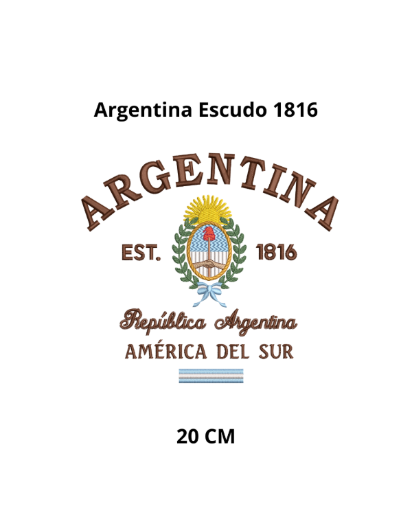 Producto - Argentina Escudo Nacional x20cm