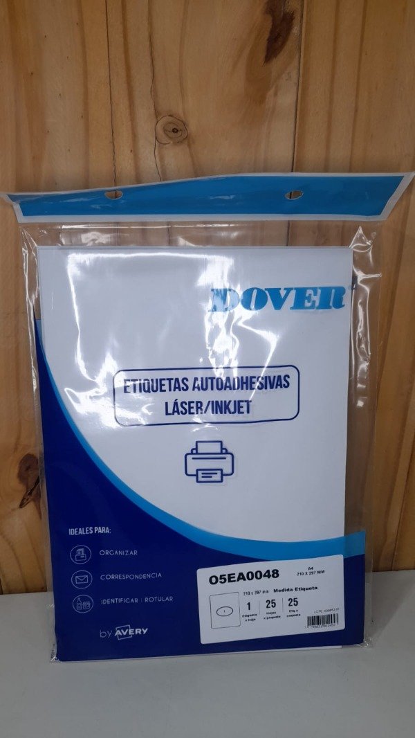Producto - Hoja autohadesiva A4 x25u.