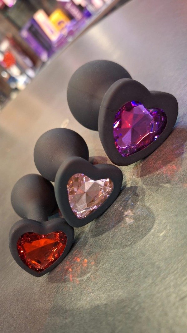 Producto - Anal Plugs Heart Love (VARIEDAD TAMAÑOS) - 1