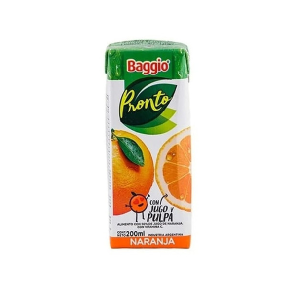 Producto - JUGO DURAZNO - BAGGIO 200ML