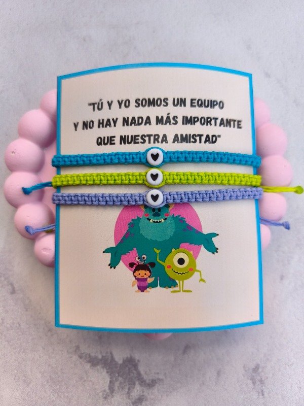 Producto - Pulseras Monster Inc x3
