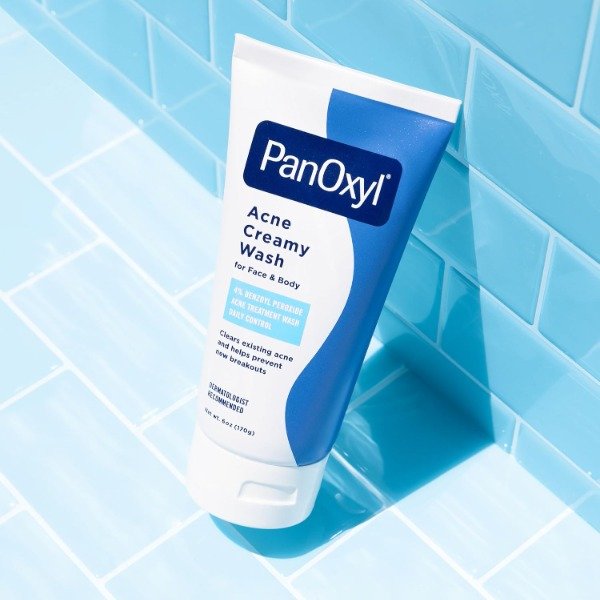 Producto - PanOxyl Antimicrobial Acne Creamy Wash, 4xciento Benzoyl Peroxide 170g