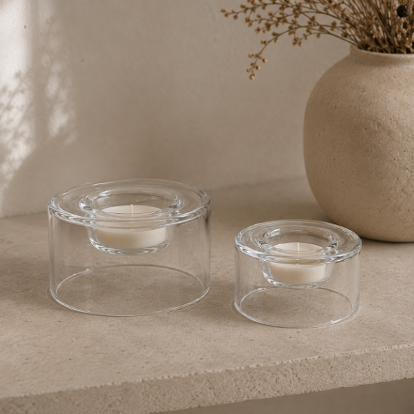 Producto - PORTAVELAS HUECO -2 TAMAÑOS-