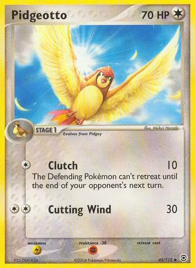 Producto - Pidgeotto (45/112) [EX: FireRed and LeafGreen]