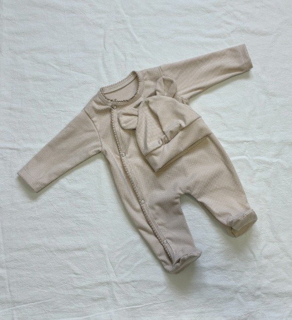 Producto - Enterito Cuadrille Beige