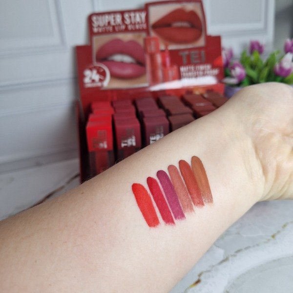 Producto - Labial matte larga duración efecto aterciopelado Tei