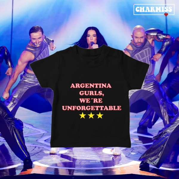 Producto - Baby tee- argentina gurls we are unforgettable - 1
