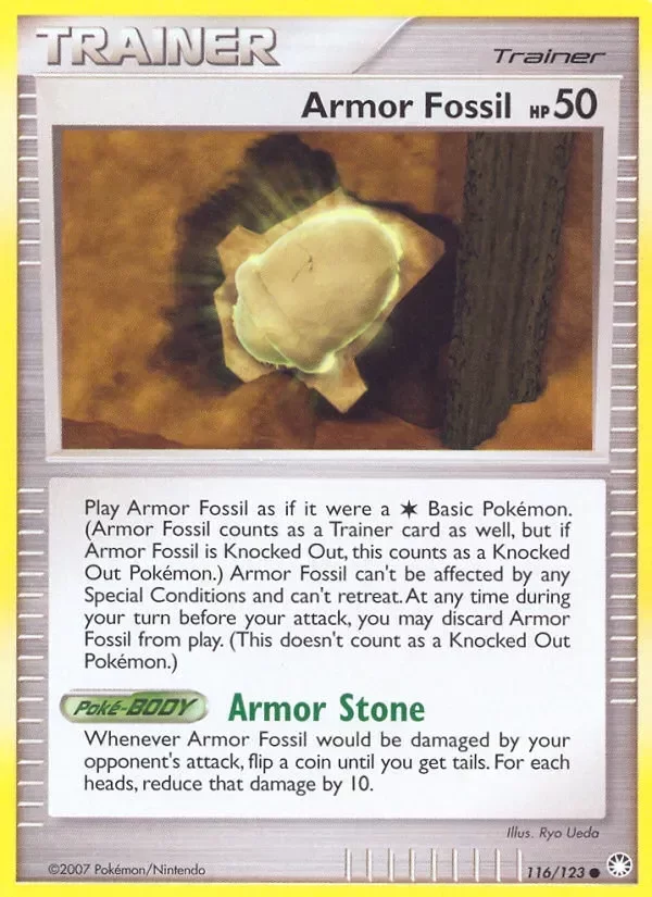 Producto - Armor Fossil 116/123 Mysterious Treasures