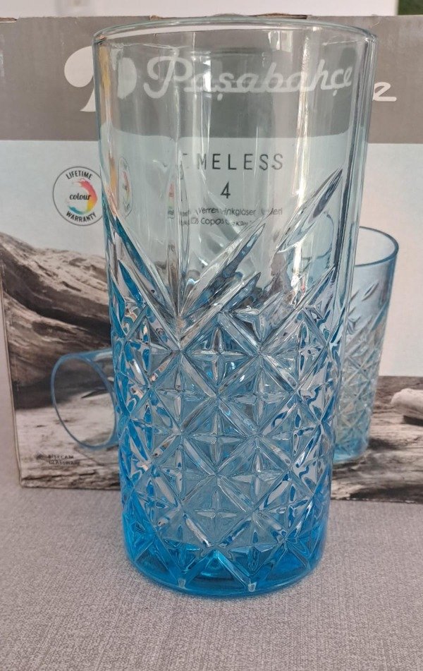 Producto - Vasos Trago Largo Diamante Timeless Pasabahce x4