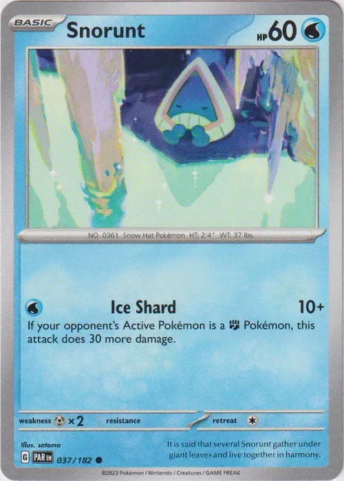 Producto - Snorunt - 037/182 - Paradox Rift